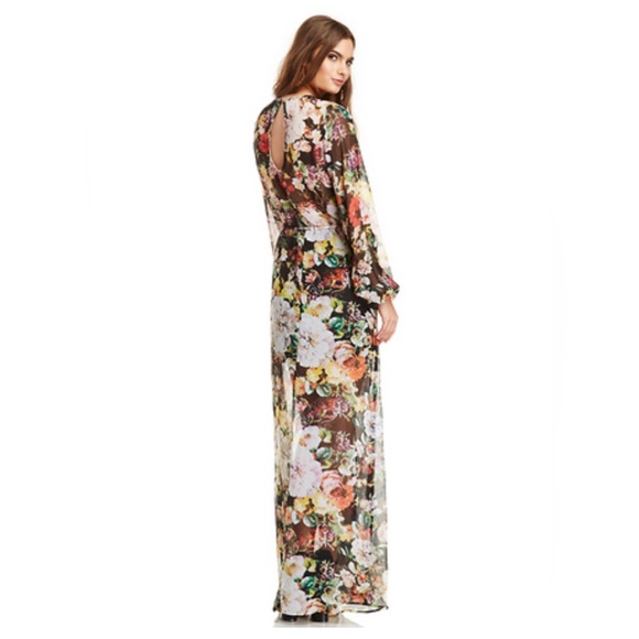 SHOW ME YOUR MUMU JOCELYN FLORAL Boho Bohemian MAXI DRESS; Size S - Picture 9 of 9